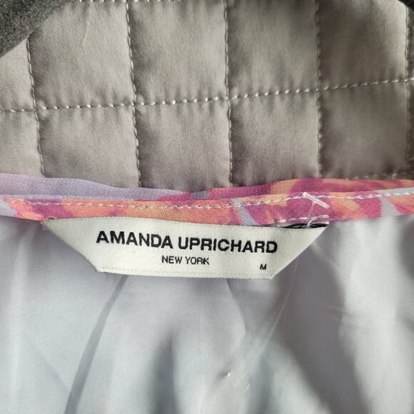 NEW AMANDA UPRICHARD Johanna Maxi Dress in Midsummer Size M - Picture 6 of 6